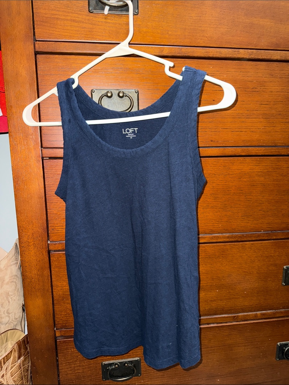 LOFT Women's Blue Tank Top Size XS